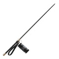 Master Series Sinful Impact Cane -  Plastic Cane Whip with ergonomic handle and gold caps for kink scenes.
