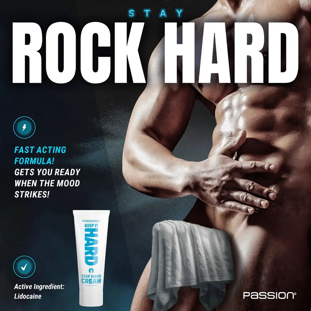 Passion Keep It Hard - Stay Hard Cream - 44 ml XR Brands Discreet Intimate Essentials.