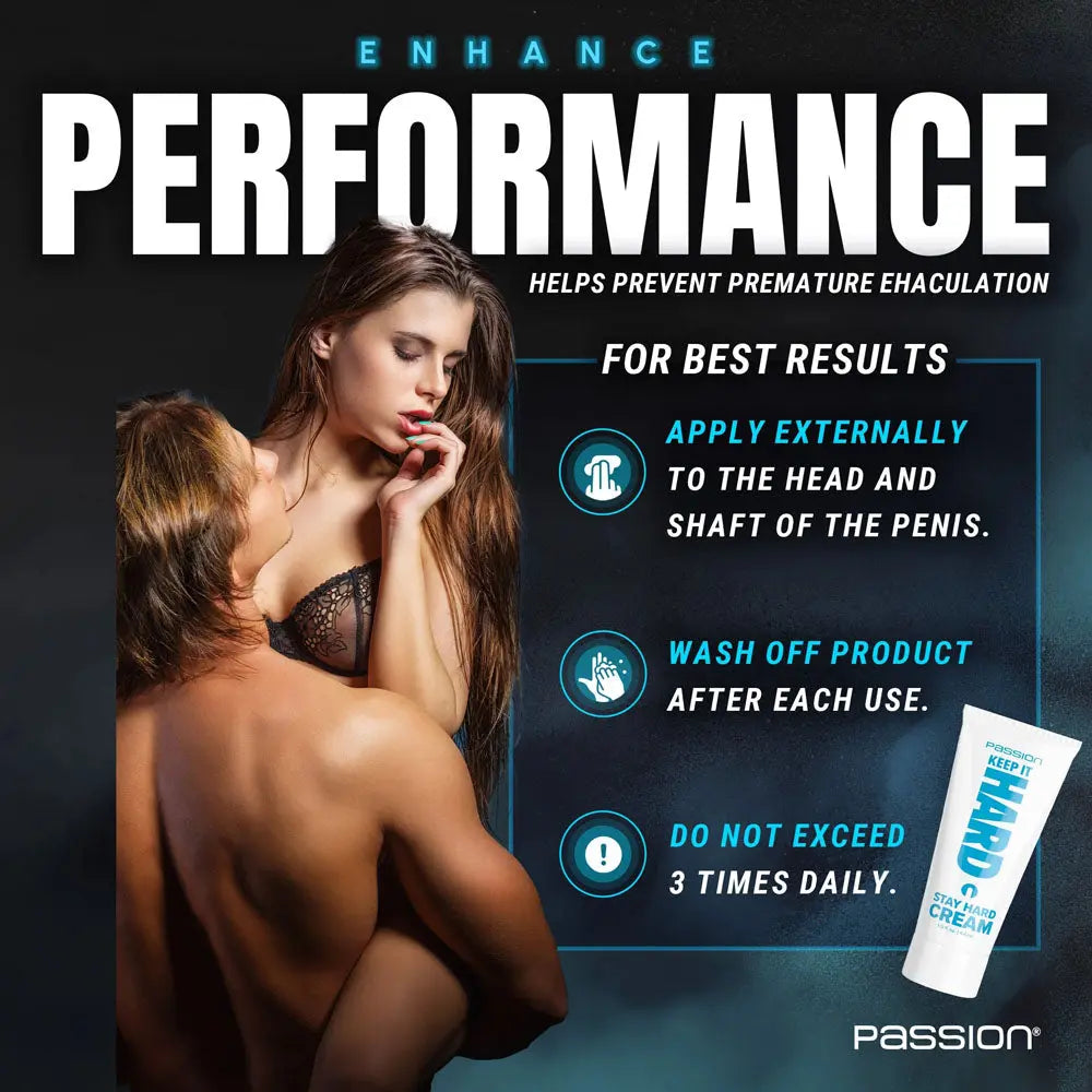 Passion Keep It Hard - Stay Hard Cream - 44 ml XR Brands Discreet Intimate Essentials.