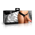 Master Series 10 Inch Silicone Dildo with Harness -  25.9 cm Strap-On
