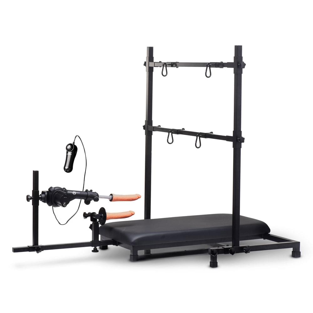 Master Series Breed Master - Breeding Restraint Stand with Sex Machine