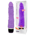 Silicone Classic - 17.8 cm (7'') Vibrator in a packaging, showcasing its waterproof and powerful functions.