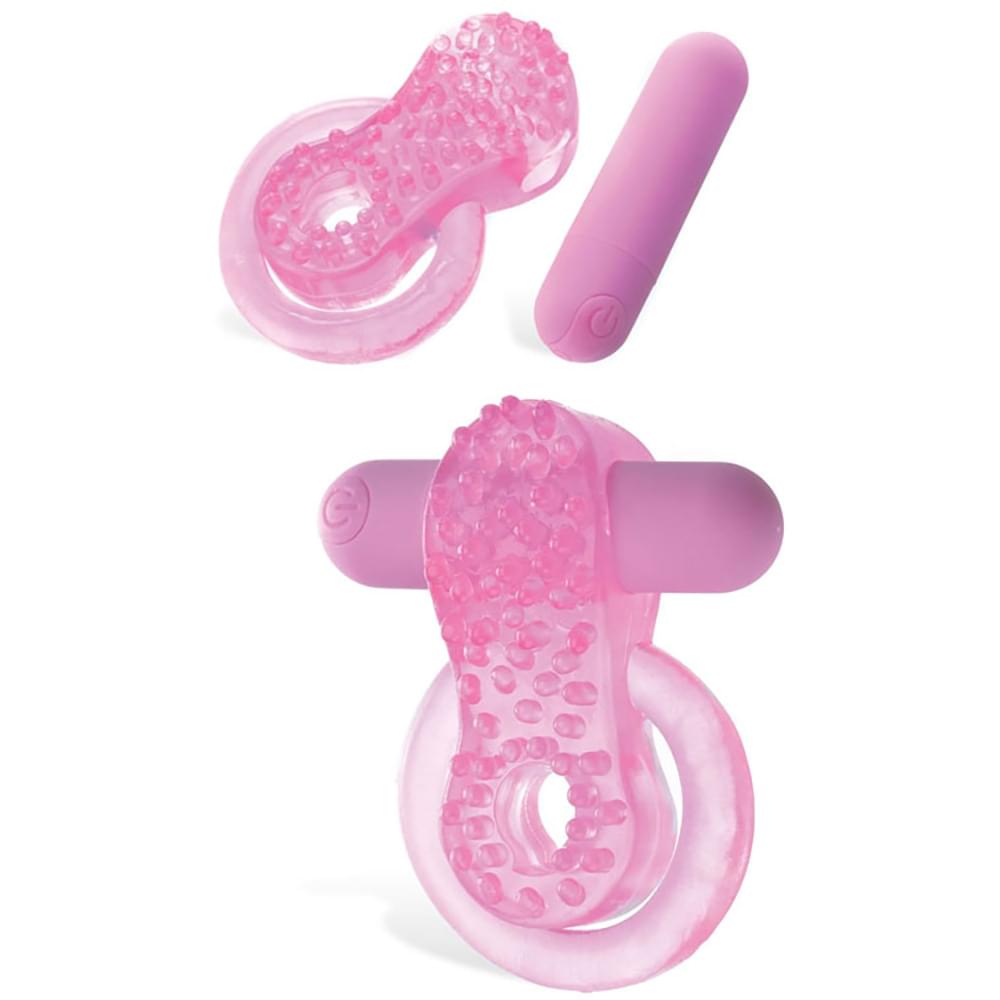 Adam & Eve RECHARGEABLE COUPLES ENHANCER -  USB Rechargeable Cock & Balls Ring