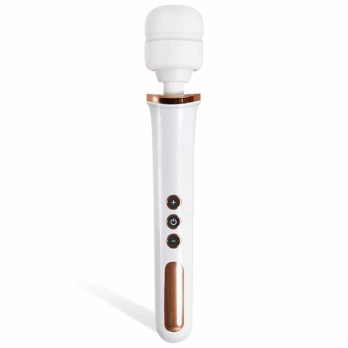 Adam & Eve Rechargeable Magic Massager - Rose Gold/ 33 cm USB Rechargeable Massager Wand