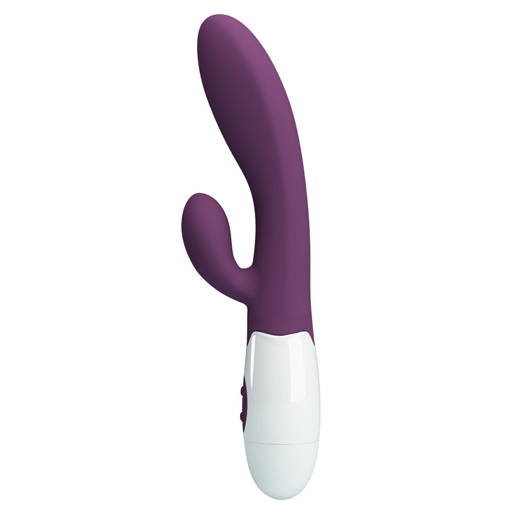 Party Up BEN Classic Vibe -  -  20 cm Rabbit Vibrator in purple, designed for intense pleasure and G-spot stimulation.