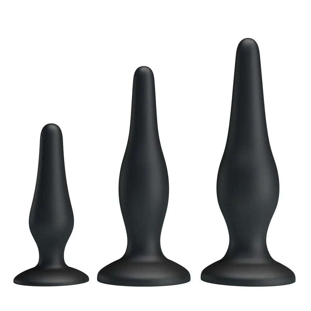 Party Up JERRY Butt Plug Set -  Butt Plugs - Set of 3 Sizes Party Up Discreet Intimate Essentials.