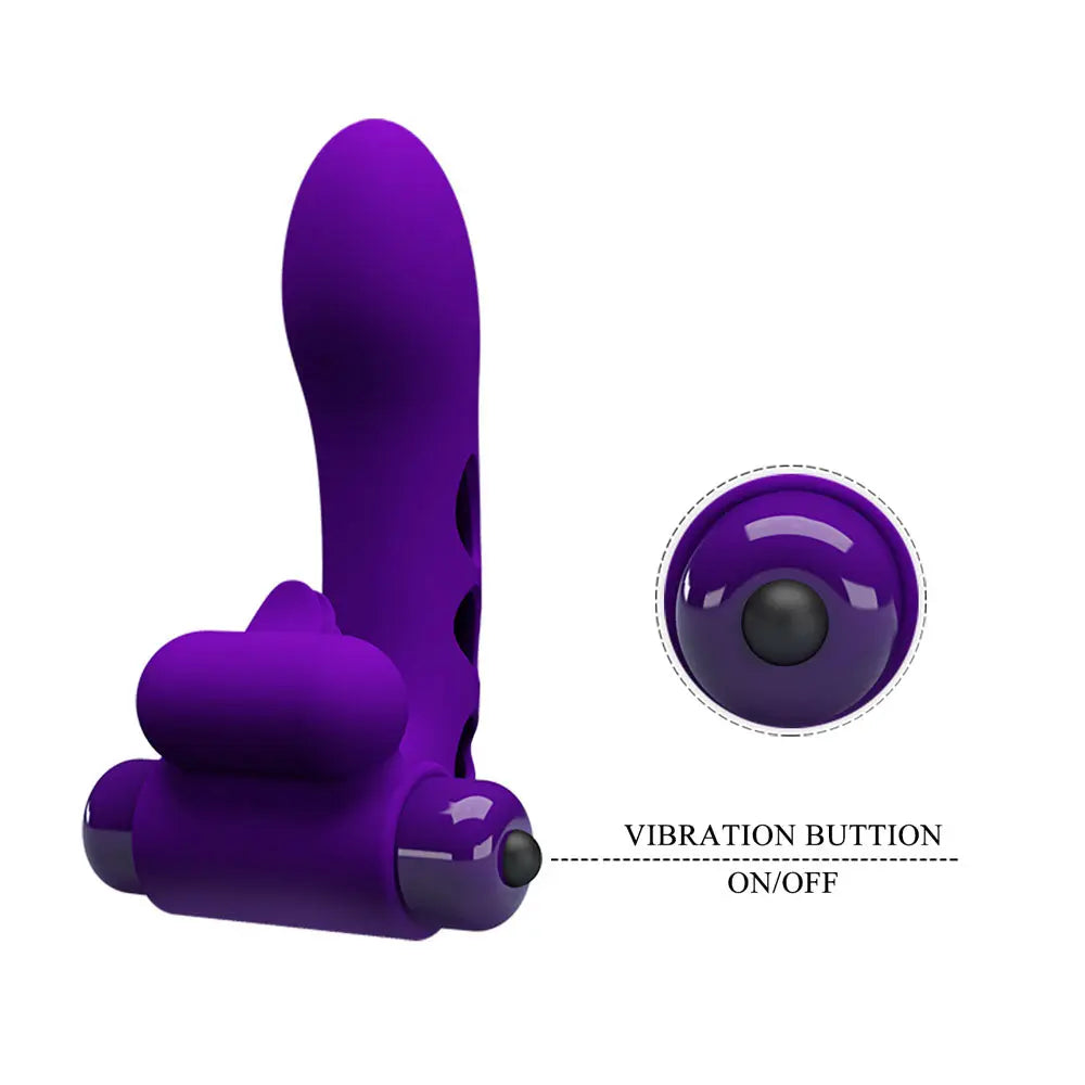 Party Up MIKE Finger Vibe -  -  Vibrating Finger Vibrator Party Up Discreet Intimate Essentials.