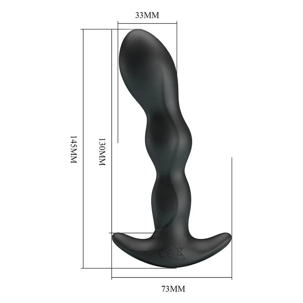 Party Up JIM Vibrating Plug -  14.5 cm USB Rechargeable Vibrating Butt Plug Party Up Discreet Intimate Essentials.