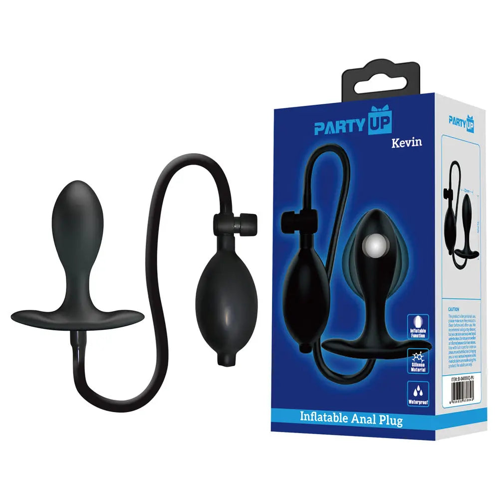Party Up KEVIN Inflatable Butt Plug -  9.1 cm Inflatable Butt Plug Party Up Discreet Intimate Essentials.