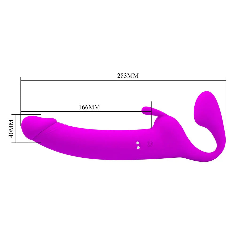 Party Up OLIVER Strapless Strap-On -  28.3 cm USB Rechargeable Strapless Strap-On Party Up Discreet Intimate Essentials.