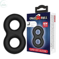 Affordable quality CRAZY BULL Double Donut Cock & Ball Ring -  Cock & Ball Ring  from Crazy Bull by Discreet Intimate Essentials with Discreet Delivery 
