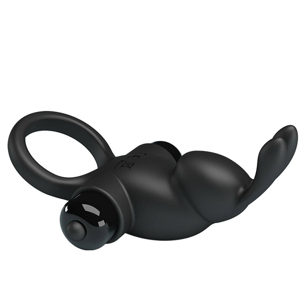 Party Up LARRY Vibrating Cock Ring -  Vibrating Cock Ring for added pleasure with 10 vibration functions and silicone design.