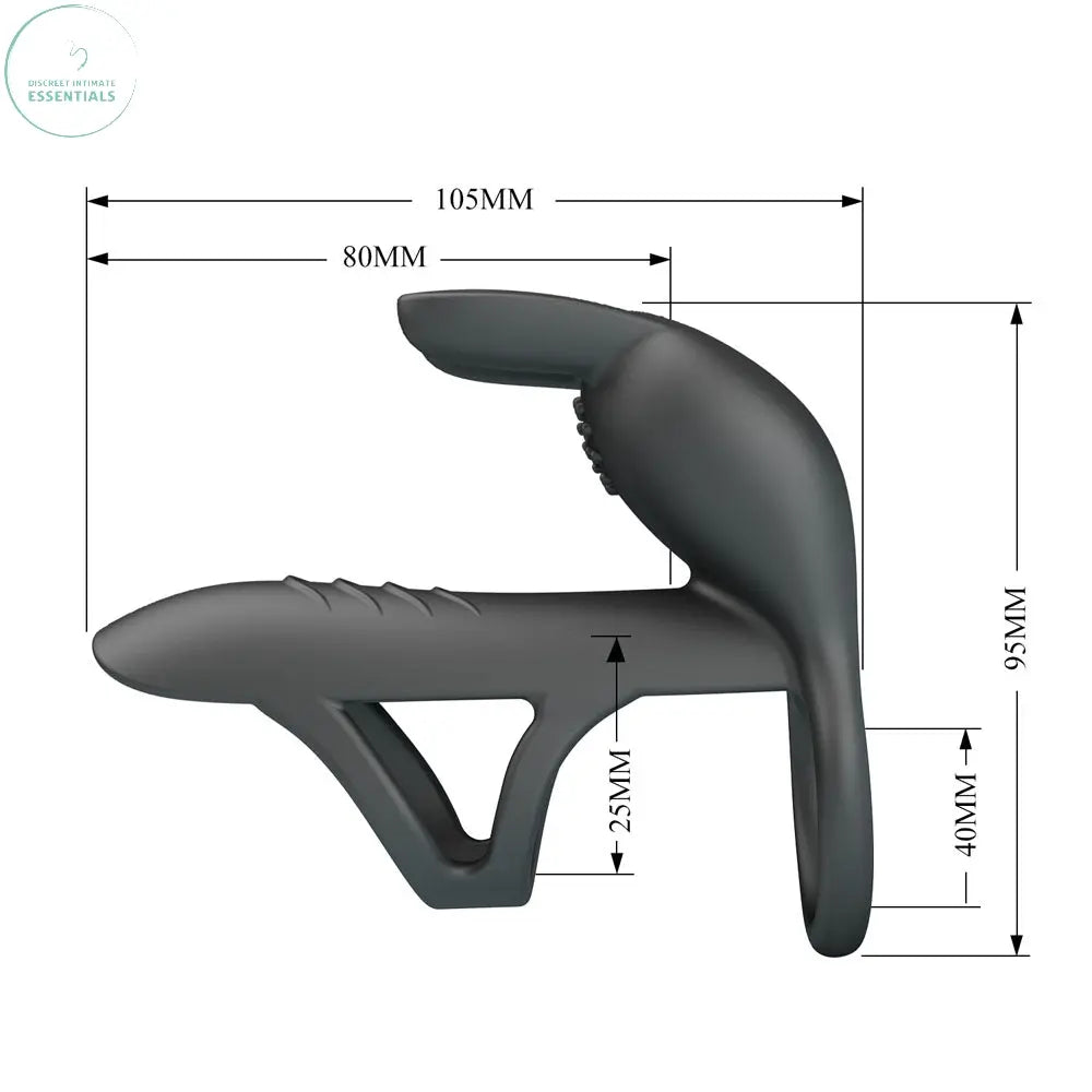 Affordable quality Party Up MARK Vibrating Penis Sleeve -  USB Rechargeable Vibrating Cock Sleeve  from Party Up by Discreet Intimate Essentials with Discreet Delivery 