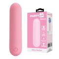 Party Up HENRY Mini Bullet -  -  8 cm USB Rechargeable Bullet with 10 vibration settings and waterproof design.