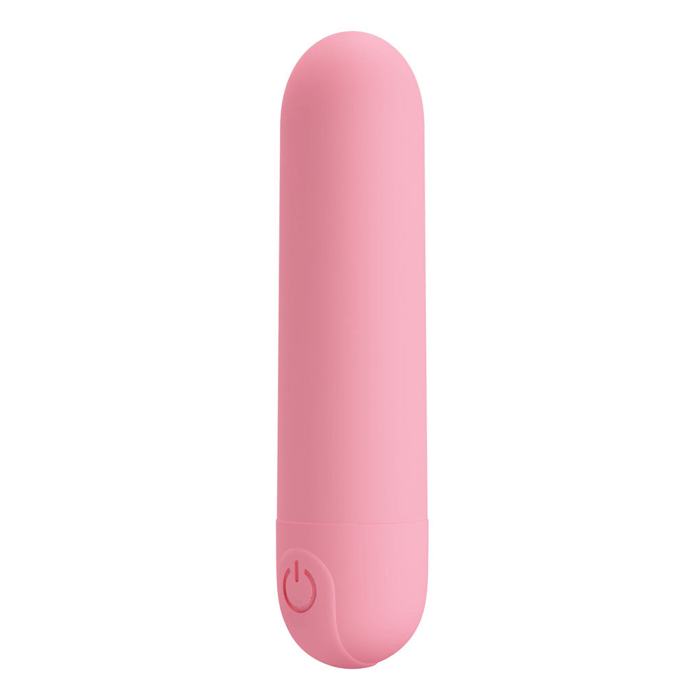 Party Up HENRY Mini Bullet -  -  8 cm USB Rechargeable Bullet in pink design, perfect for intimate essentials for her.