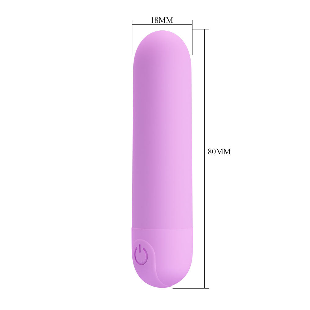 Party Up GREG Mini Bullet -  -  8 cm USB Rechargeable Bullet with dimensions 18MM by 80MM in purple color.