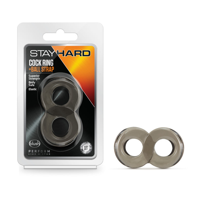 Stay Hard Cock Ring and Ball Strap - Cock & Ball Ring in packaging, showcasing superior elasticity and comfort.