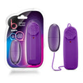 B Yours - Power Bullet - 5.3 cm (2.1'') Bullet in packaging, showcasing the purple waterproof design for intimate essentials.