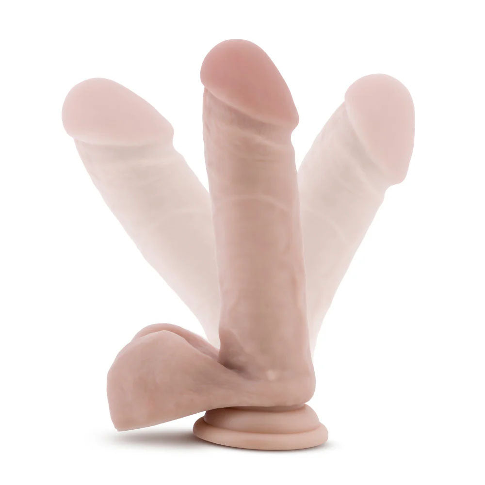 Coverboy - Cowboy -  20.3 cm (8'') Dong displayed in various angles, showcasing realistic texture and suction cup base.