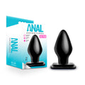 Anal Adventures XXL Plug - Black 15.2 cm (6'') Butt Plug featuring tapered tip and thick girth for maximum pleasure.