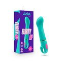 Aria Flirty AF - Teal 16.5 cm Vibrator with packaging display, perfect for intimate essentials for her.
