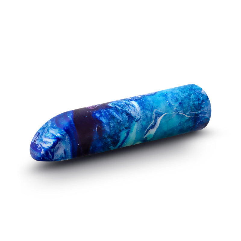 Limited Addiction Mesmerize - Power Vibe - Azure 10.2 cm USB Rechargeable Bullet in vibrant blue hues.