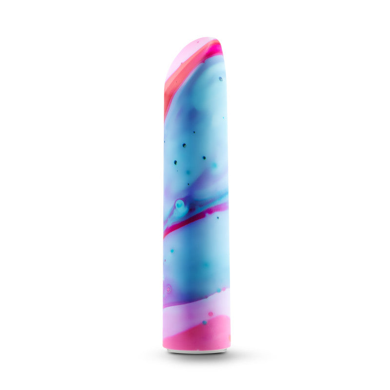 Limited Addiction Fascinate - Power Vibe - Peach 10.2 cm USB Rechargeable Bullet in colorful design.
