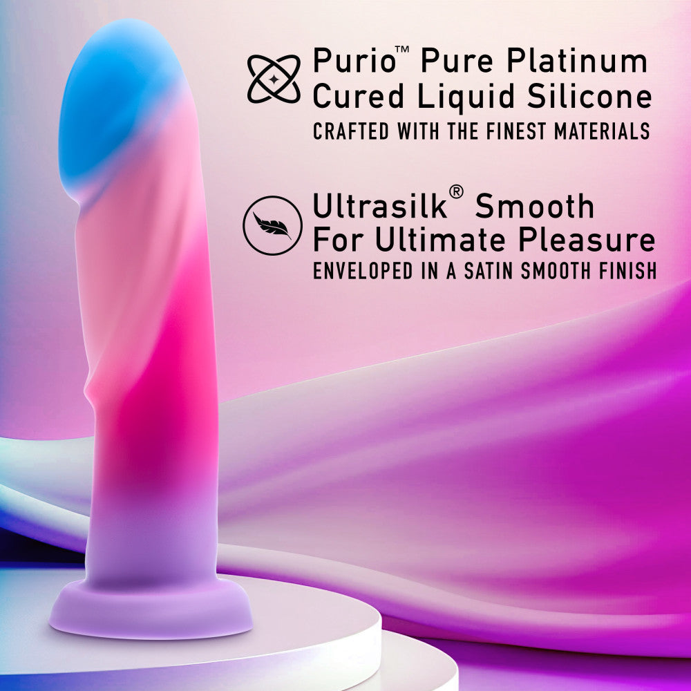 Avant - Borealis Dreams - Cotton Candy 19.7 cm Dildo with satin smooth finish and vibrant colors for intimate essentials for her.