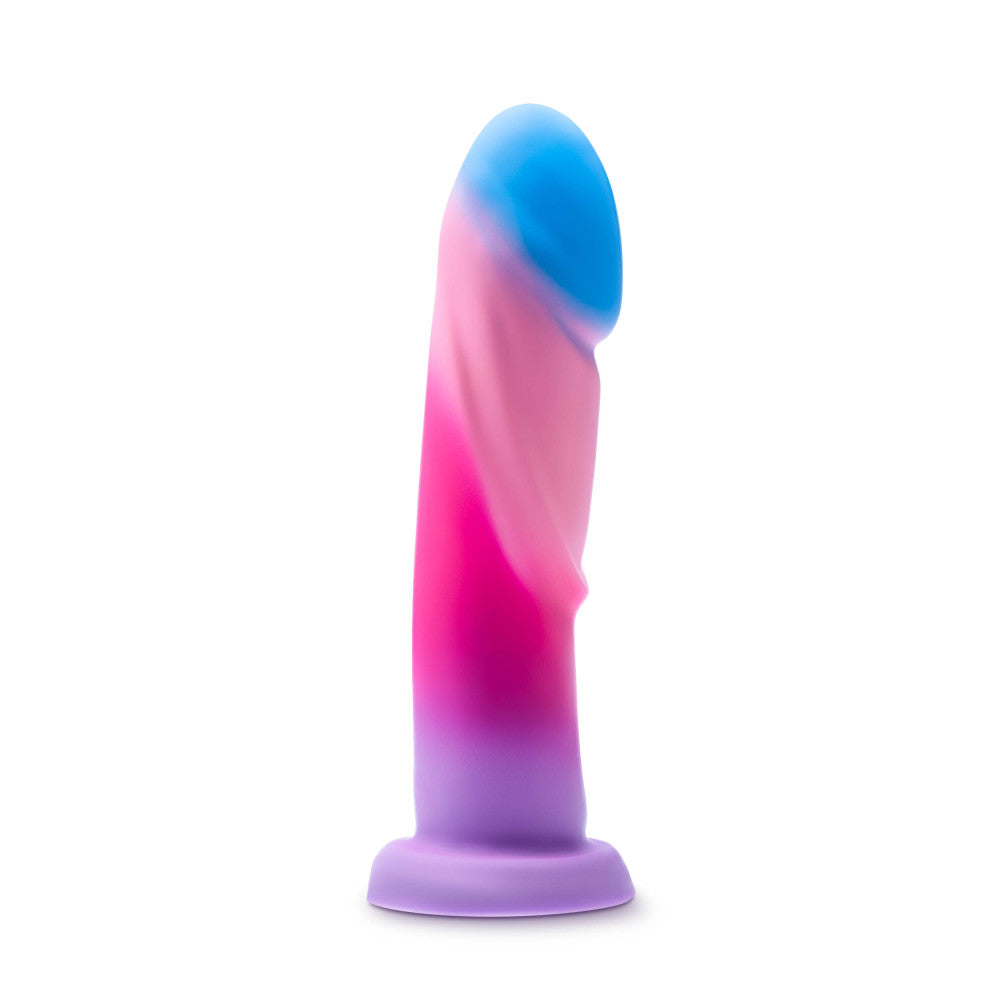 Avant - Borealis Dreams - Cotton Candy  19.7 cm Dildo in vibrant pink and blue hues for intimate essentials for her.