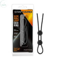 Affordable quality Stay Hard Silicone Double Loop Cock Ring -  Adjustable Lasso Cock Ring  from Blush Novelties by Discreet Intimate Essentials with Discreet Delivery 