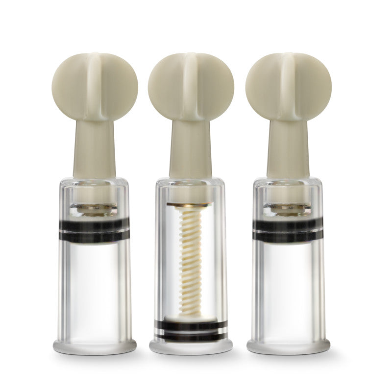 Temptasia Clit & Nipple Twist Suckers -  Suckers - Set of 3 for enhanced sensitivity and pleasure.