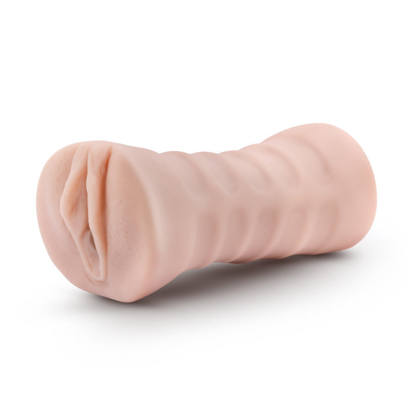 M for Men - Rain -  Vibrating Vagina Stroker in soft, lifelike X5 material for ultimate pleasure.