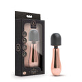 Lush Chloe -  USB Rechargeable Mini Massager Wand in elegant packaging with rose gold accents.