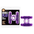Play With Me - Double Play -  Dual Vibrating Cock Ring with stimulating ticklers and intense vibrations.