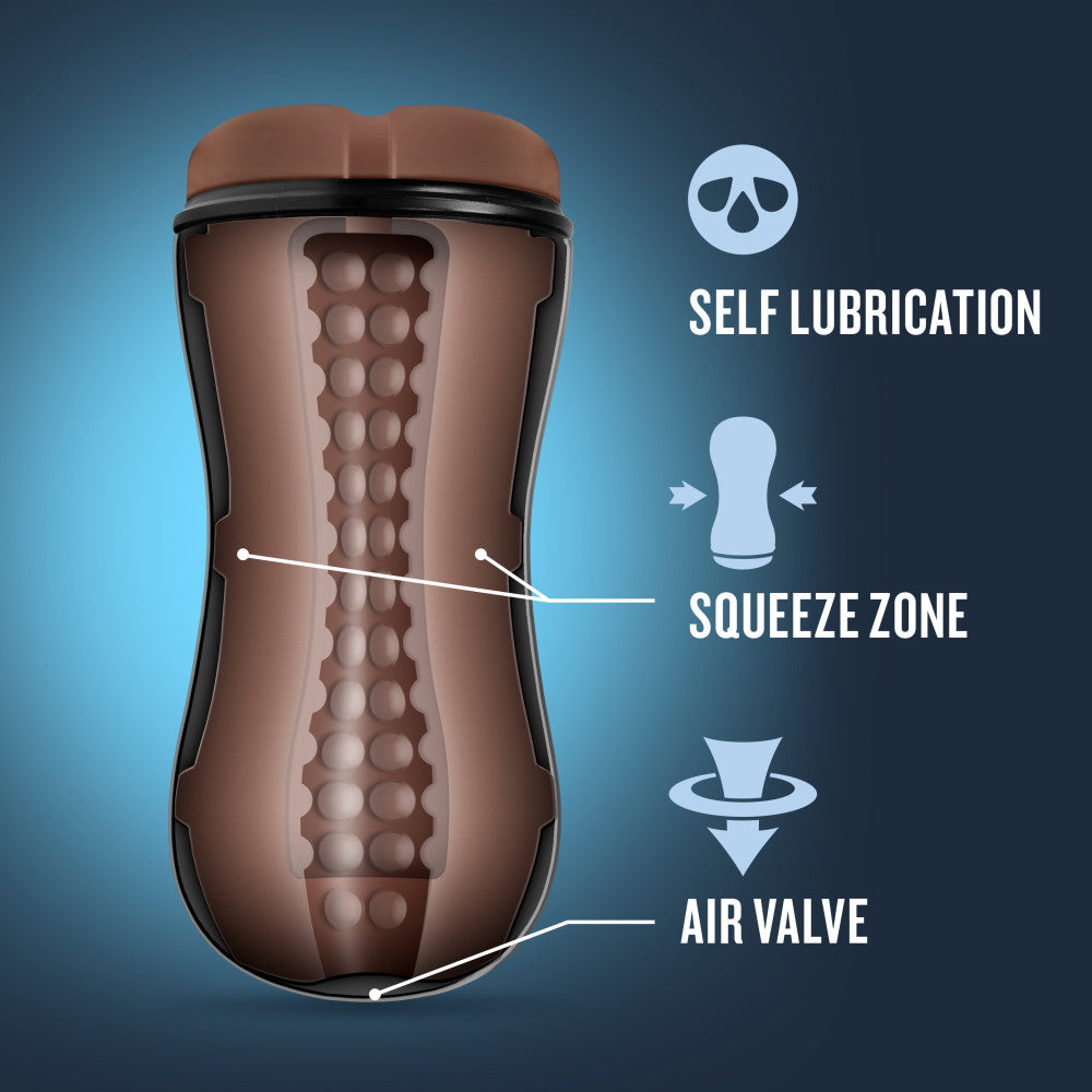 Loverboy The Mechanic - Male Ass Stroker features self lubrication, squeeze zone, and air valve for ultimate pleasure.