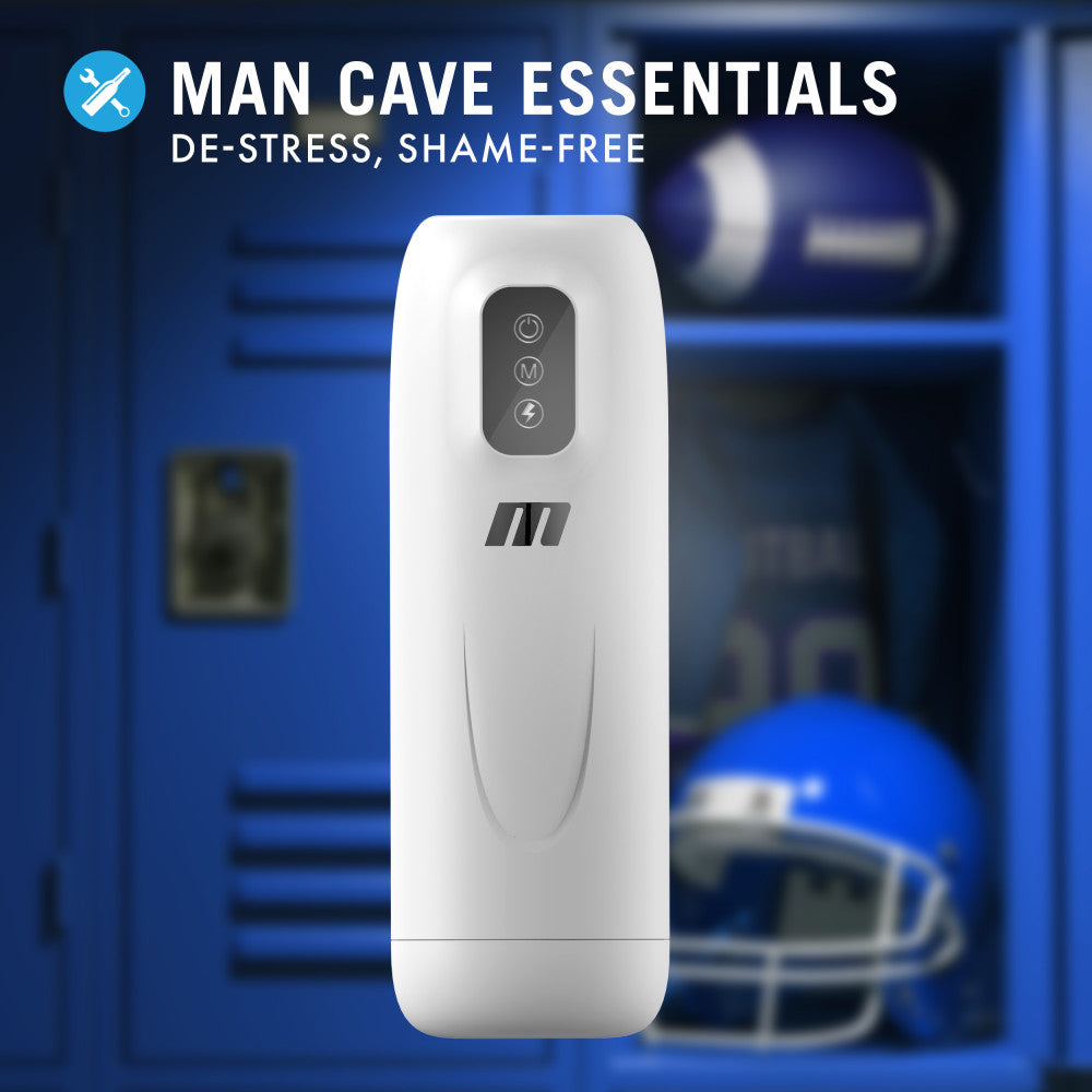 M For Men Robo-Bator -  USB Rechargeable Vibrating Auto Stroker for ultimate pleasure in your man cave essentials.