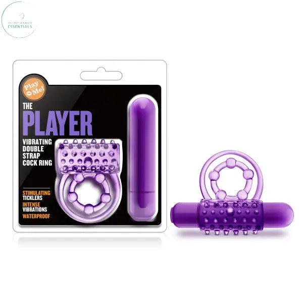 Affordable quality Play With Me - The Player -  Vibrating Cock & Ball Rings  from Blush Novelties by Discreet Intimate Essentials with Discreet Delivery 