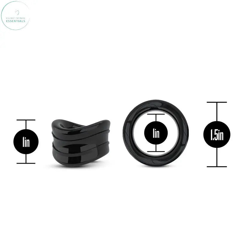 Affordable quality Stay Hard Beef Ball Stretcher Snug -  2.5 cm Ball Stretcher Ring  from Blush Novelties by Discreet Intimate Essentials with Discreet Delivery 