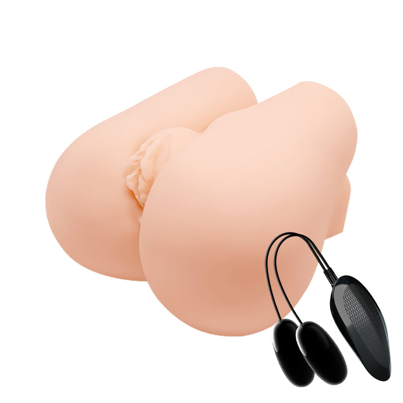 CRAZY BULL Vibrating Missionary Torso - vibrating torso masturbator featuring realistic design and removable vibrating controller.
