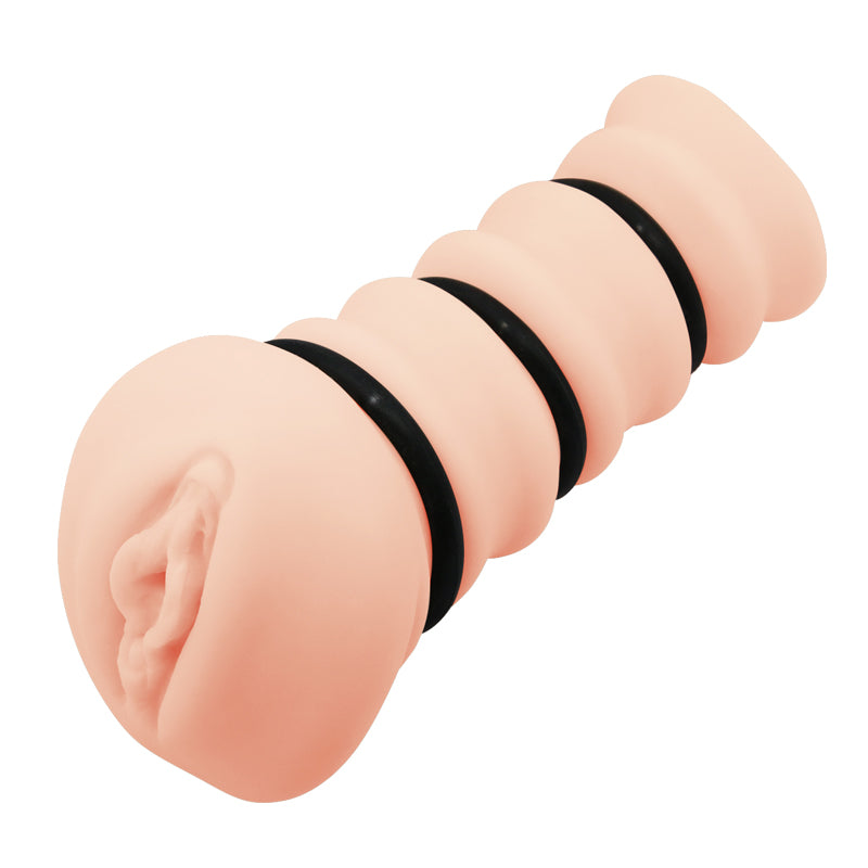 CRAZY BULL ROSSI Vagina Stroker - realistic vagina stroker with tightening rings for enhanced stimulation.
