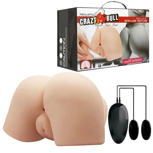 CRAZY BULL Vibrating Doggy Torso -  Vibrating Doggy Style Torso Masturbator Crazy Bull Discreet Intimate Essentials.