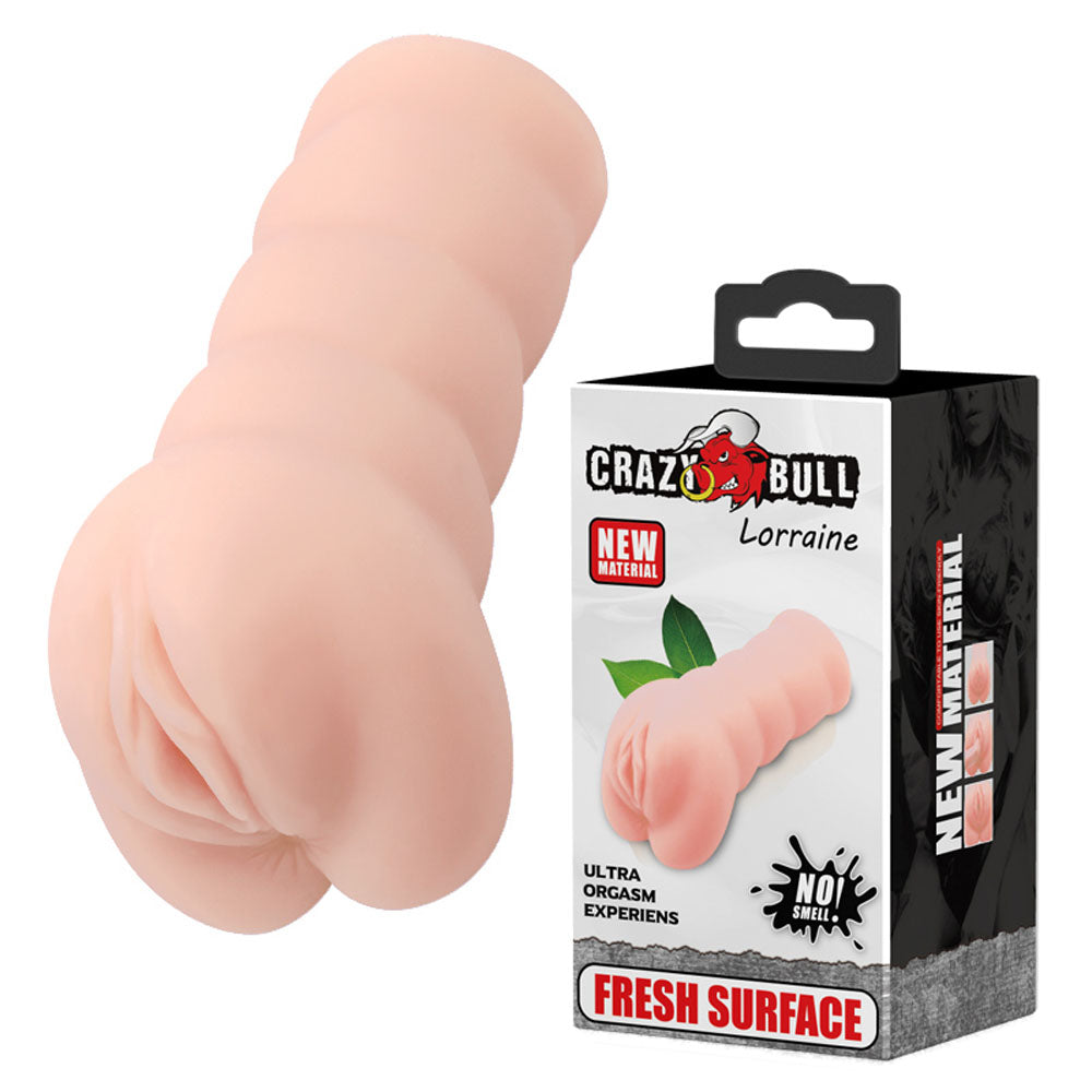 CRAZY BULL LORRAINE Vagina Stroker - Vagina Stroker with ultra-realistic design and new material for satisfying experiences.