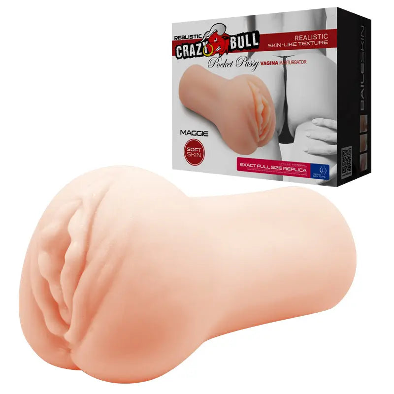 CRAZY BULL MAGGIE Vagina Stroker -  Vagina Stroker Crazy Bull Discreet Intimate Essentials.