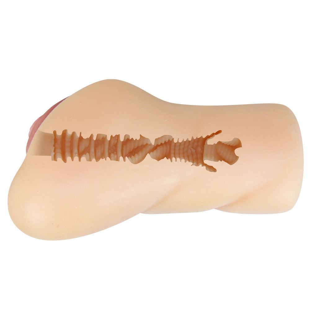CRAZY BULL ELIANA Vagina Stroker -  Vagina Stroker with lifelike details and thick-ribbed love tunnel.