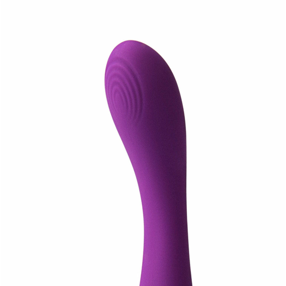 Maia CHELSI -  17.8 cm USB Rechargeable Vibrator, designed for G-Spot and vaginal stimulation, in vibrant purple.