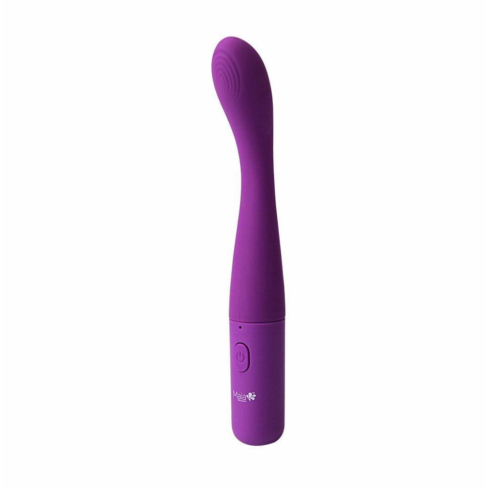 Maia CHELSI -  17.8 cm USB Rechargeable Vibrator in purple for G-Spot stimulation