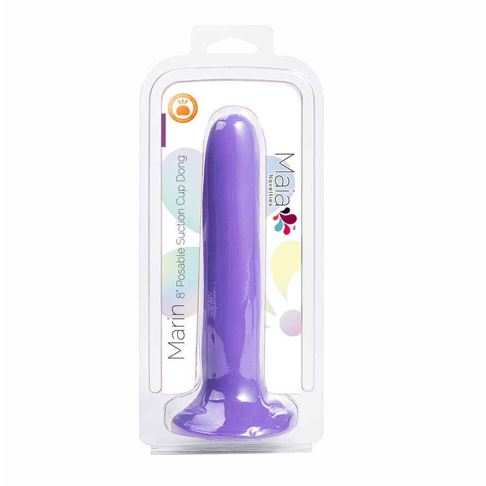 Maia MARIN -  -  20.3 cm Dong in purple packaging with suction cup feature.