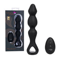 Maia HUDSON - 19 cm USB Rechargeable Anal Vibrator with Wireless Remote, showcasing its sleek design and remote control.