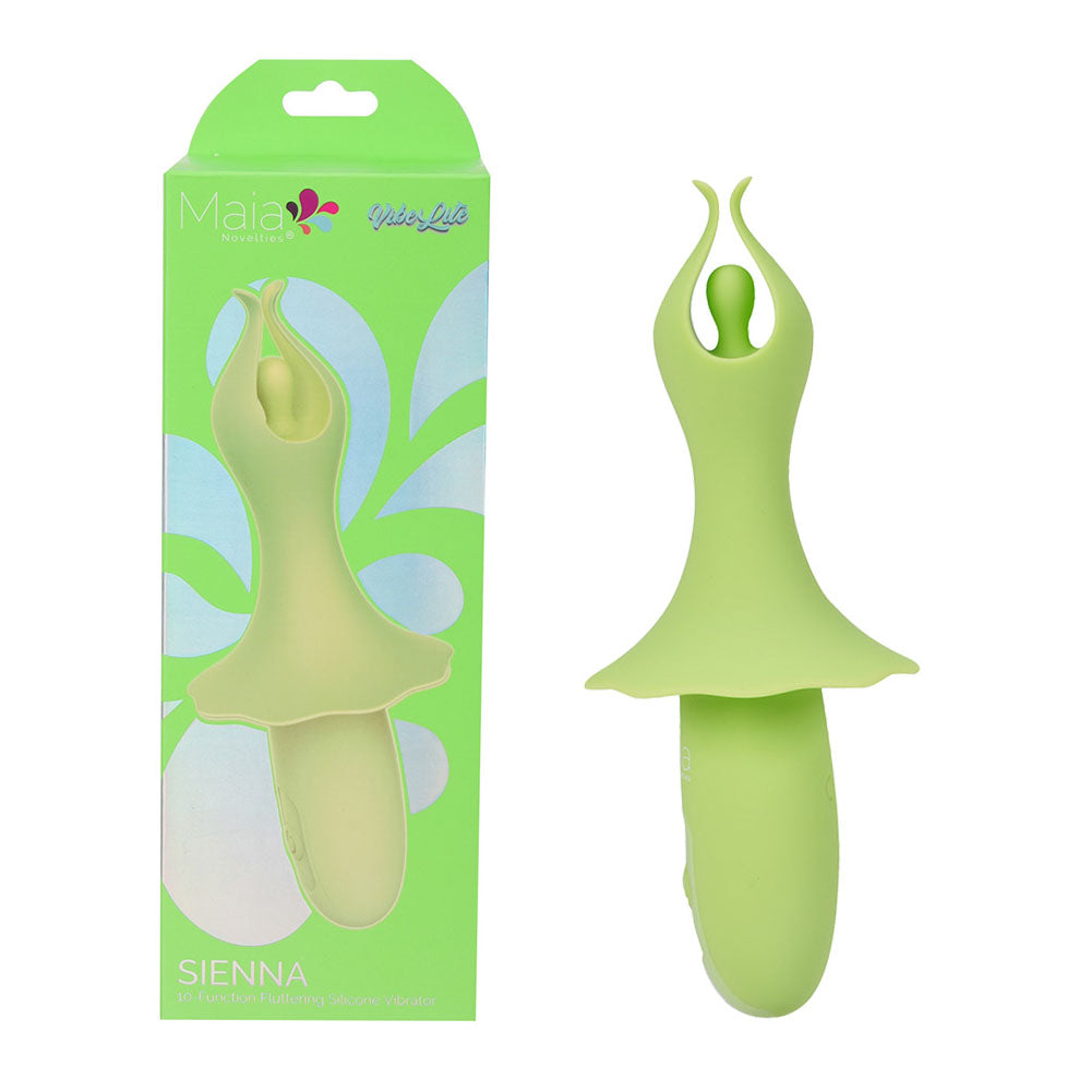 Maia SIENNA -  -  15.2 cm USB Rechargeable Fluttering Bullet with unique design for intimate essentials for her.
