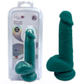 Maia DECLAN -  -  16.5 cm Dual Density Dong in packaging, showcasing lifelike design and suction cup base.
